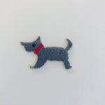 Terrier Patch - Dark Grey/Black- Patch - Japanese Import